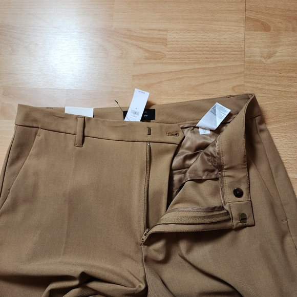 NWT Banana Republic Wide-Leg High-Rise Sculpted Trouser Tan Beige Size 14 - Picture 7 of 16